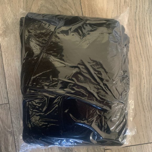 NWT H NY HALSTON TURTLENECK ASYMMETRICAL TUNIC SWEATER BLACK XS - Picture 6 of 6